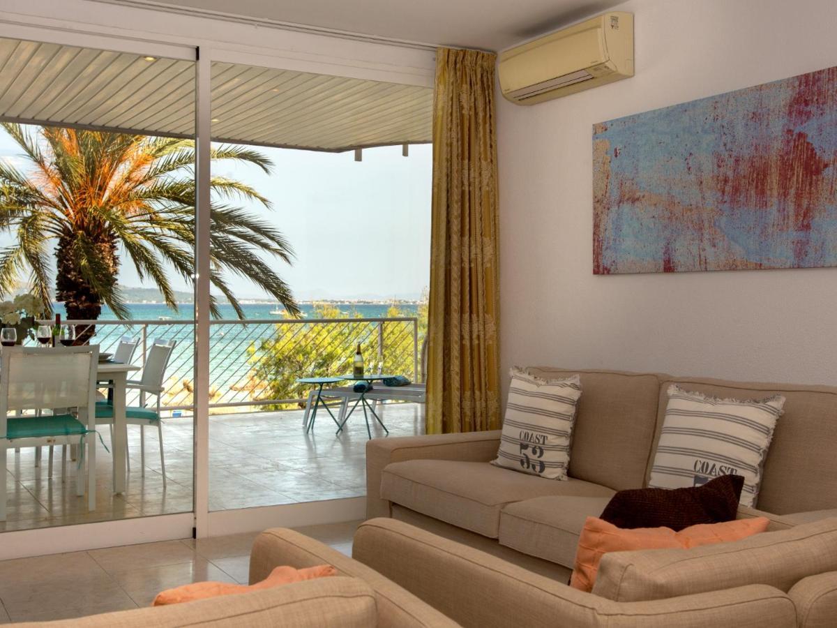 'Can Ventet' First Line Beach Puerto Pollensa Exterior foto