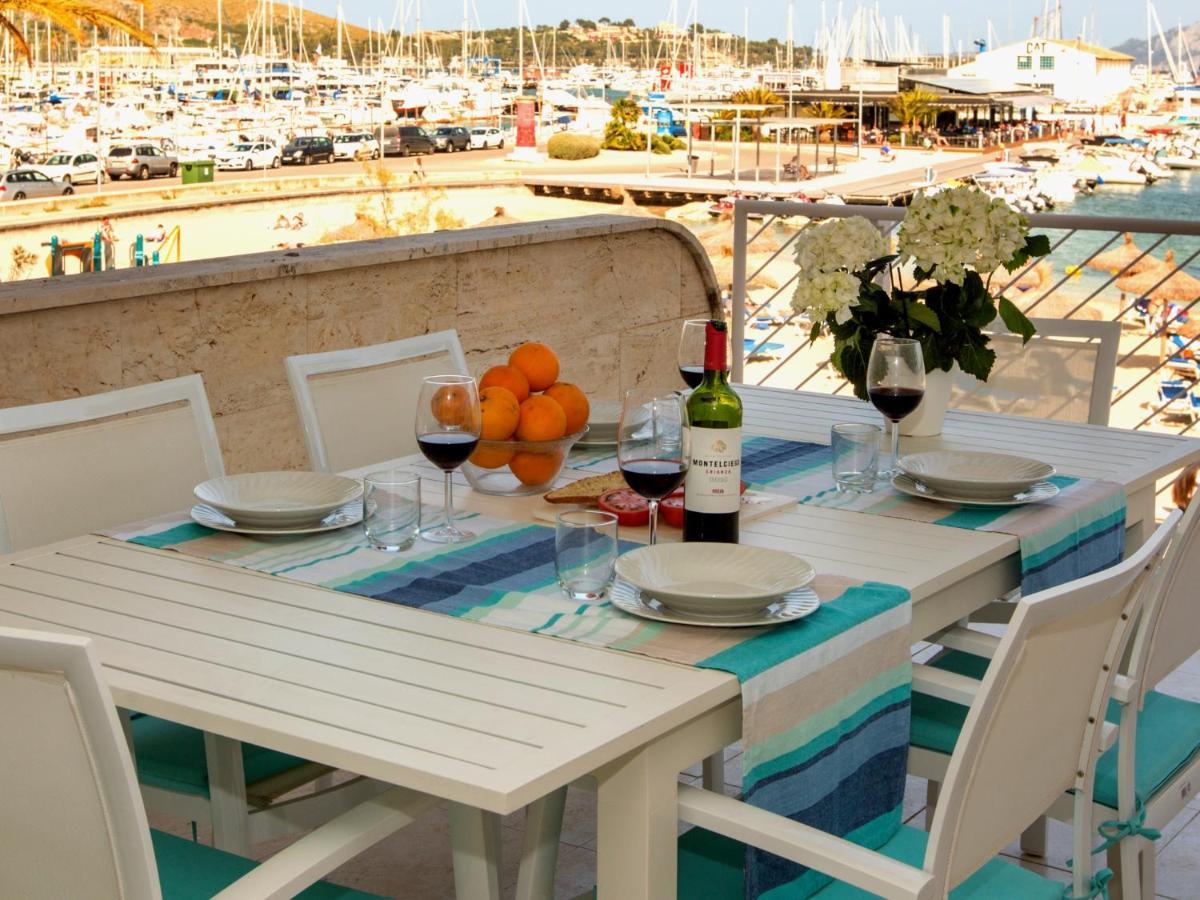 'Can Ventet' First Line Beach Puerto Pollensa Exterior foto